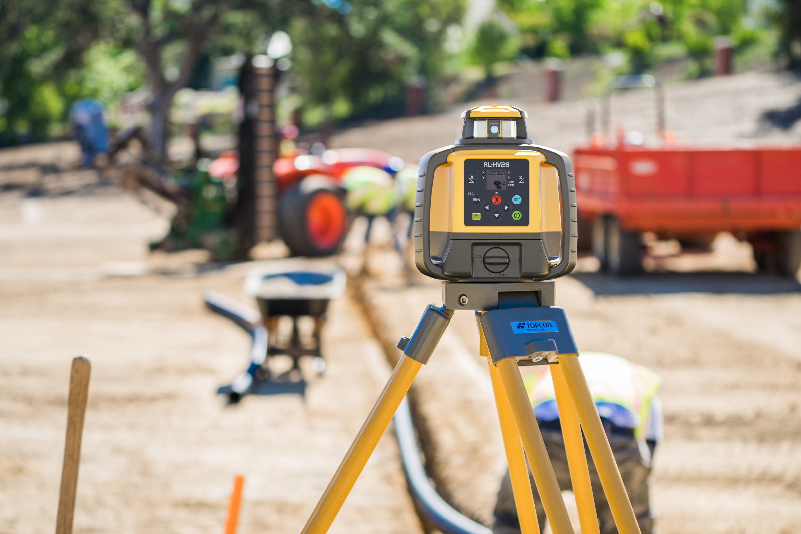 TOPCON RL-HV2S Afschotlaser met laadplug aan de voorkant - Afbeelding 2