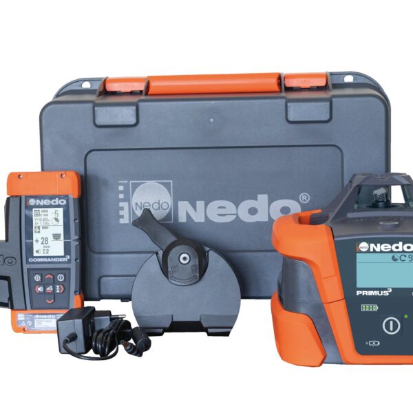 Nedo PRIMUS 3 HVA roterende bouwlaser met AutoAlign & COMMANDER 3